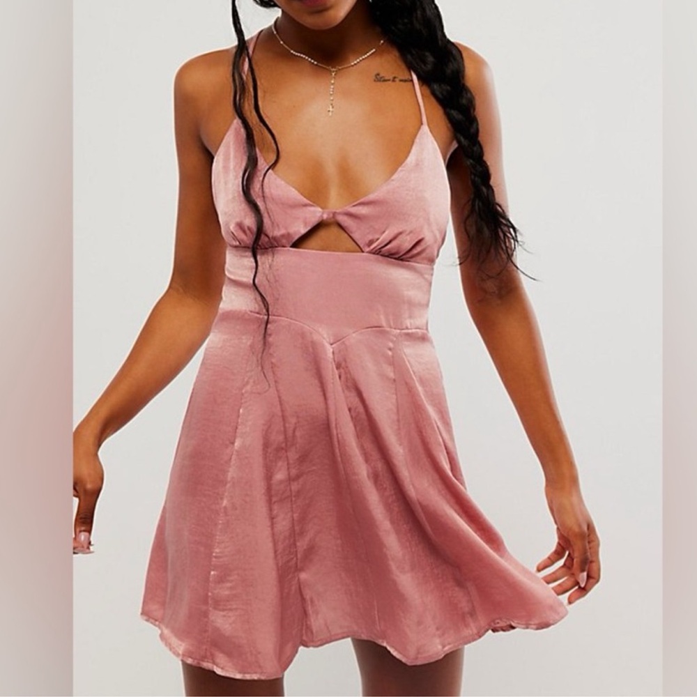 Free People Racerback  Slip Dress